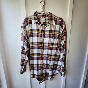 BAXTER Plaid Flannel Button Up XL